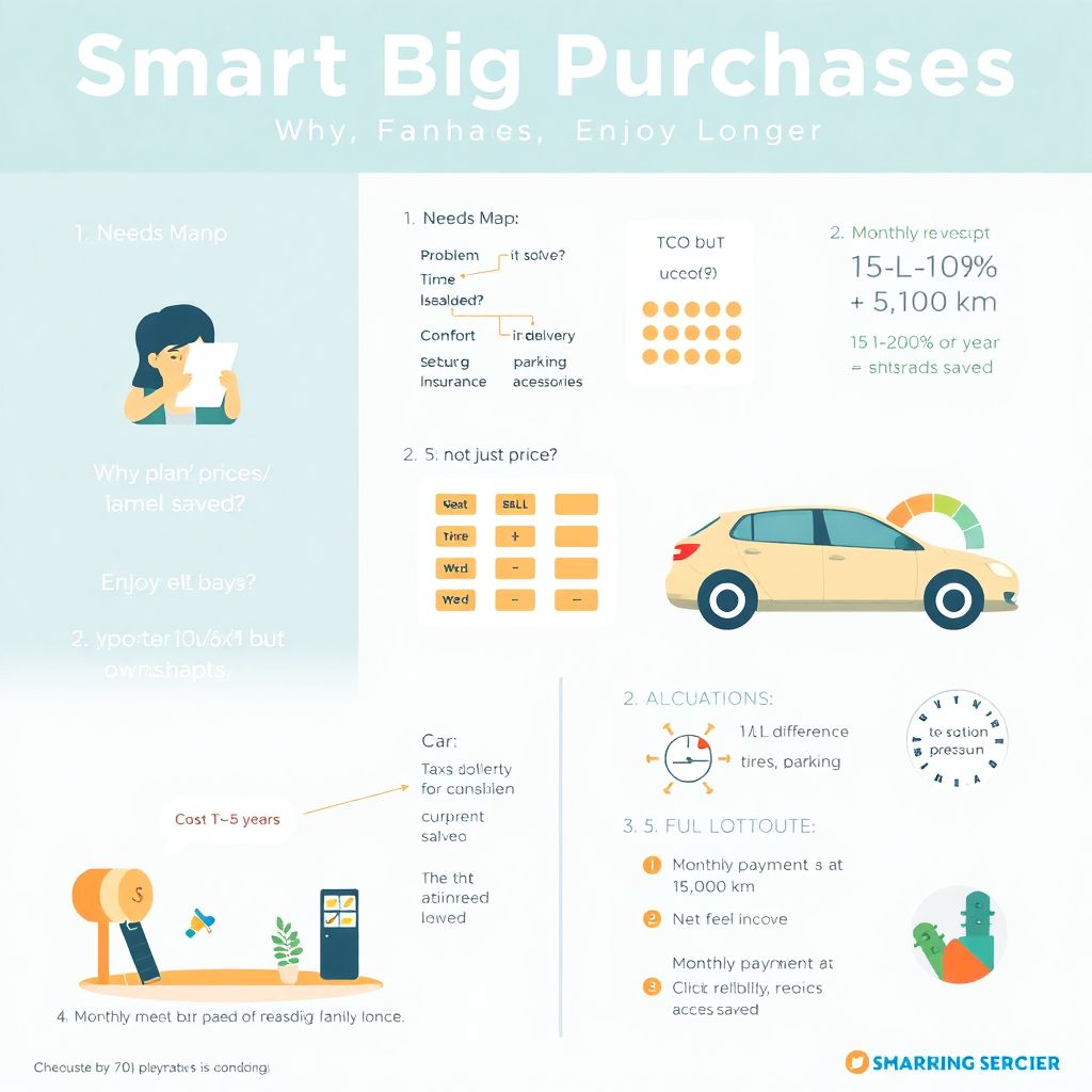 Планирование крупных покупок: стратегии для автомобиля, техники и мебели Планирование крупных покупок: автомобиль, техника, мебель