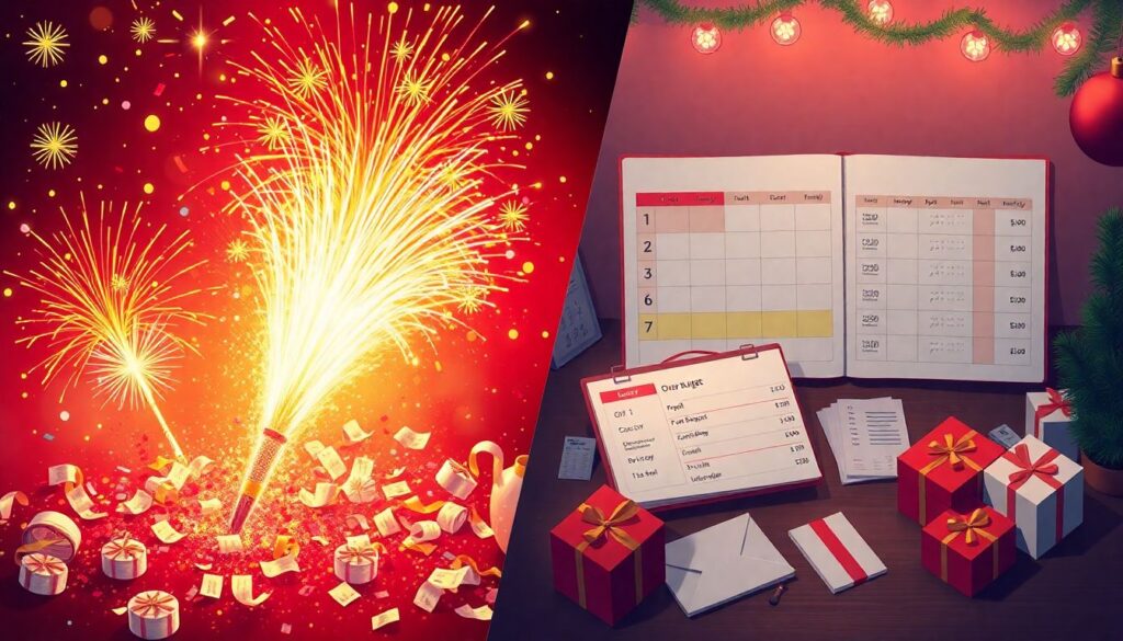 Как составить бюджет на новогодние праздники - иллюстрация