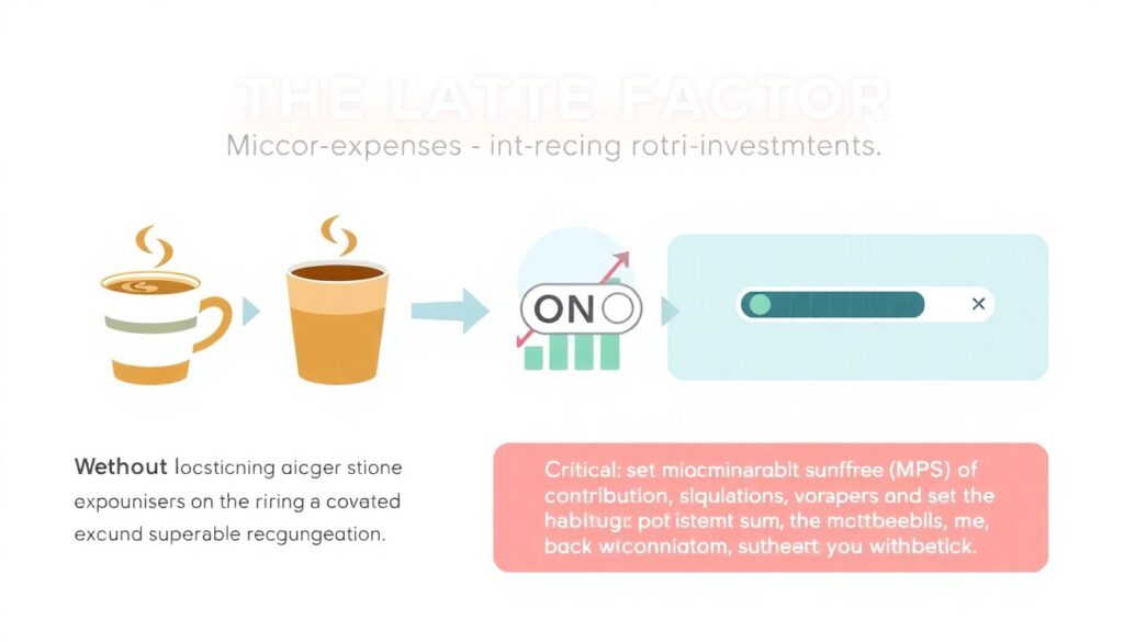 Латте-фактор: как мелкие ежедневные траты влияют на ваше финансовое будущее Латте-фактор: как мелкие ежедневные траты влияют на ваше будущее - иллюстрация