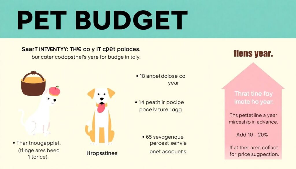 Как составить бюджет для семьи с домашними животными - иллюстрация