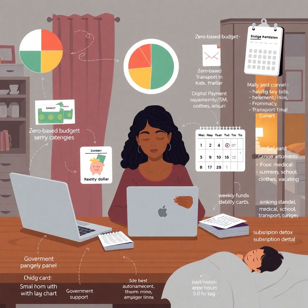 Бюджет для одинокой мамы: как справиться с расходами