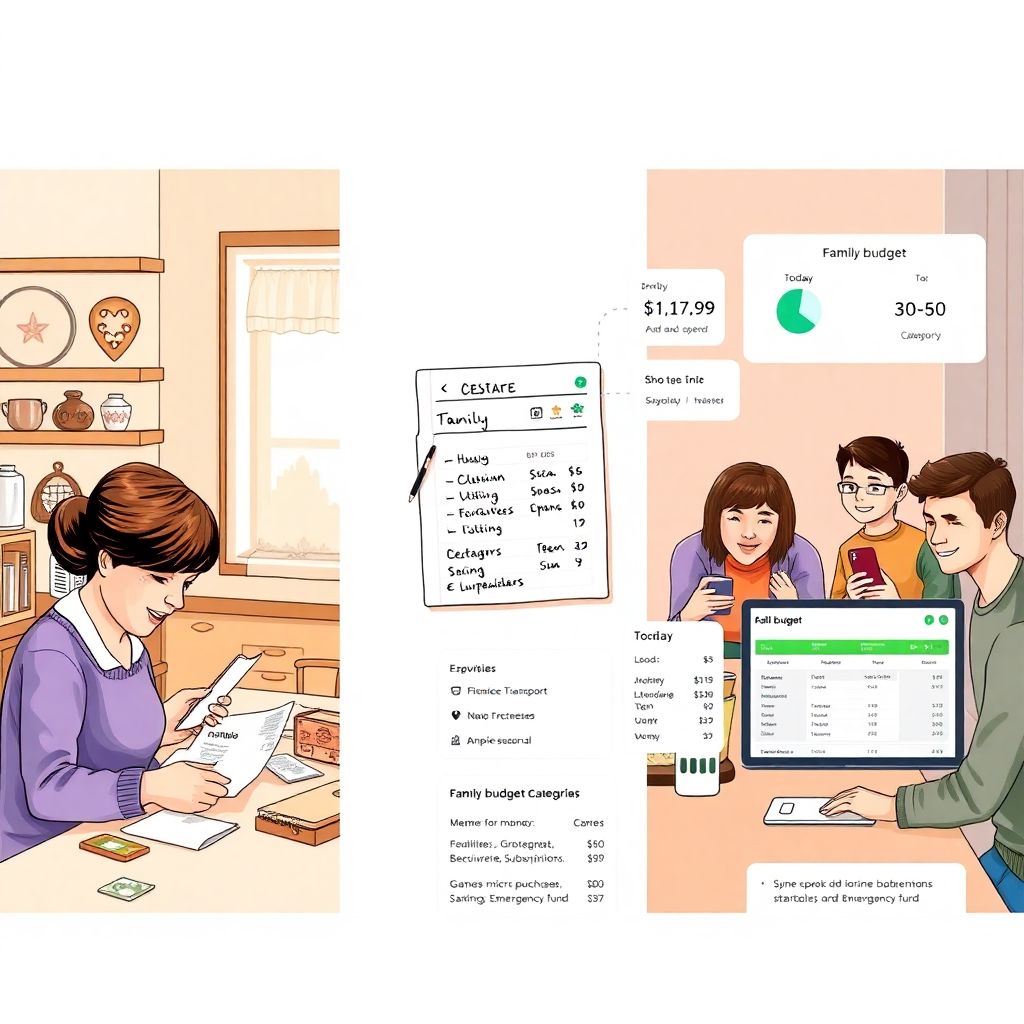 Как составить бюджет для семьи с детьми подростками