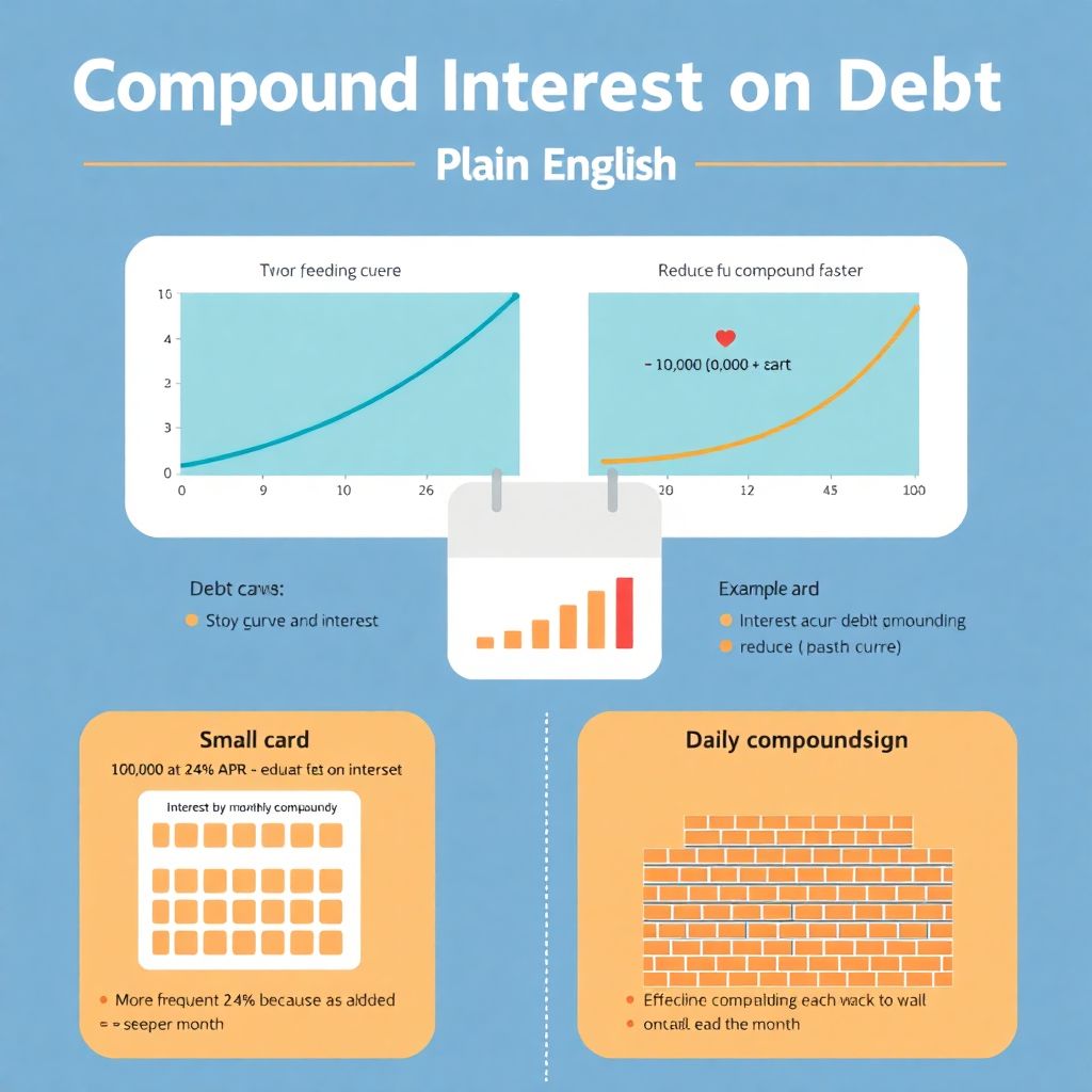 Что такое сложные проценты на долг и как они работают против вас
