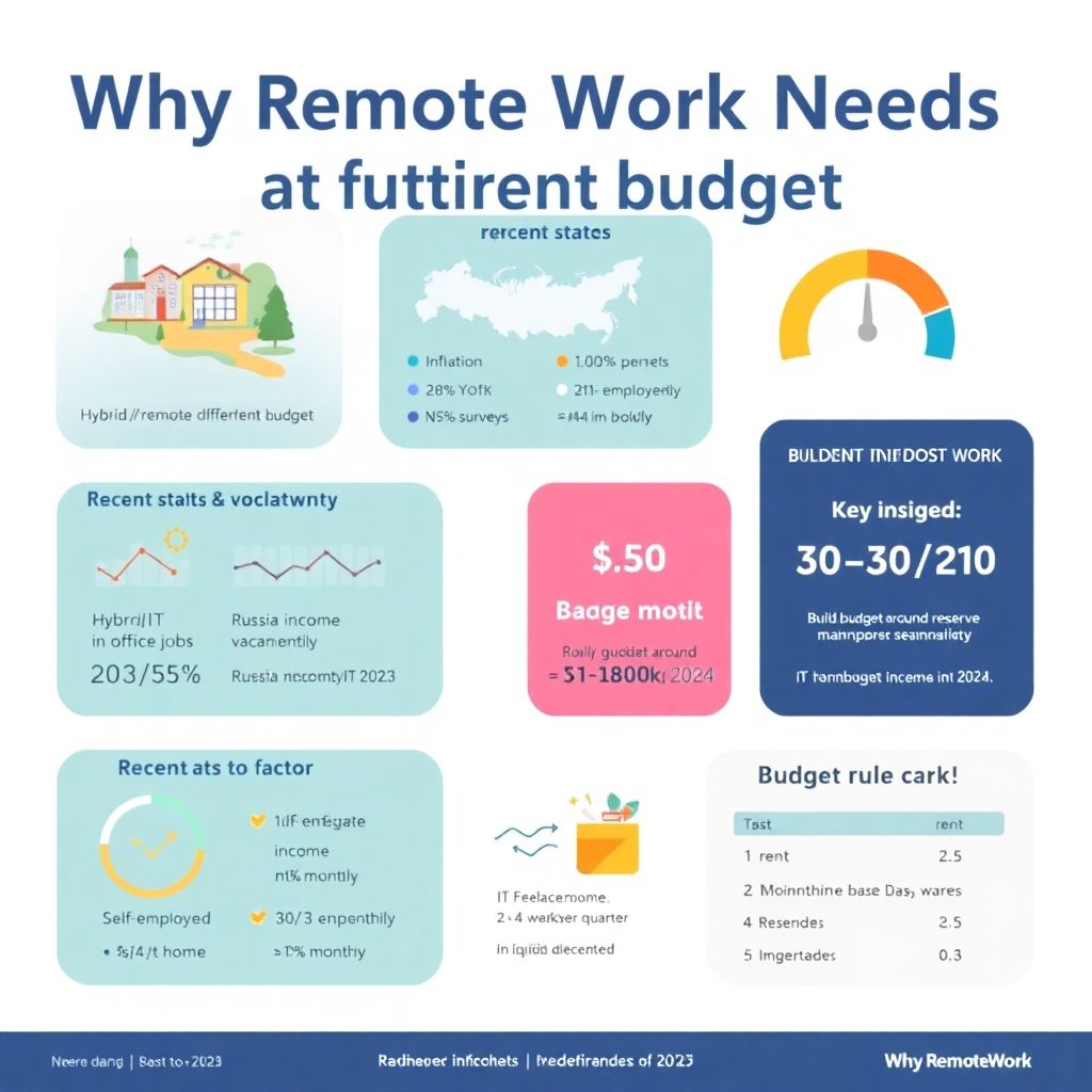 Как составить бюджет, если вы работаете удаленно