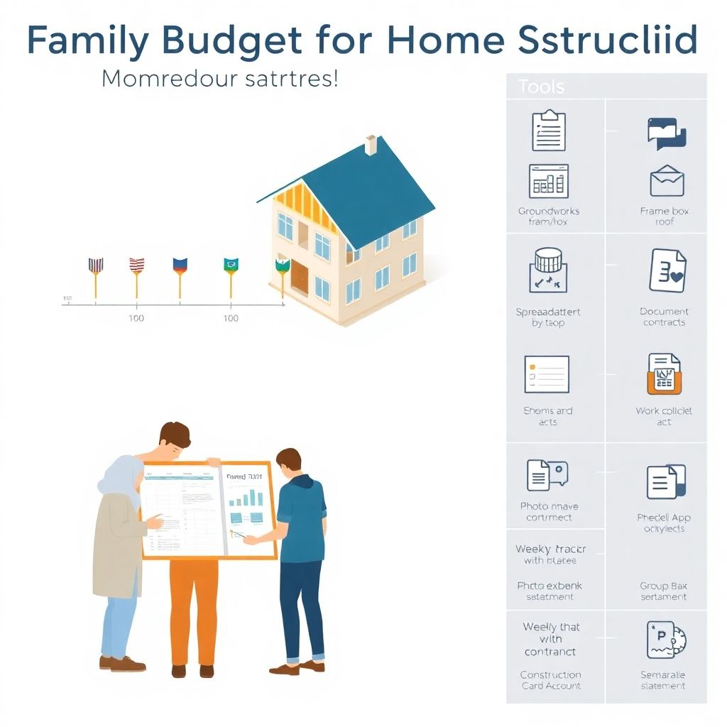 Как составить бюджет для семьи, которая строит дом