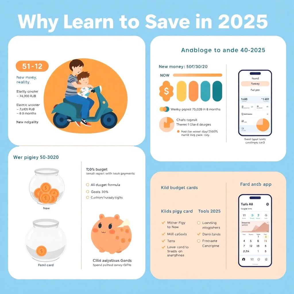 Как научить ребенка копить на свою мечту