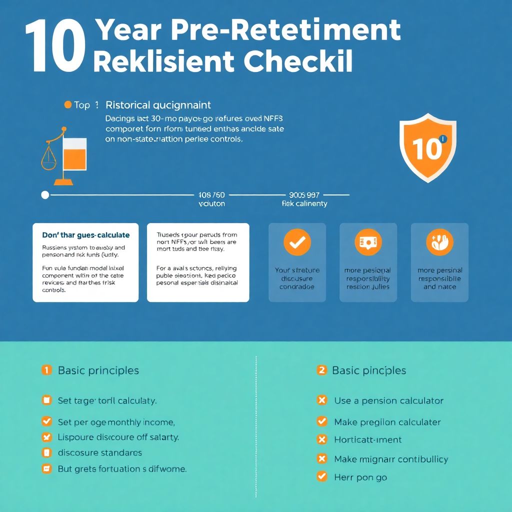 Финансовая подготовка к выходу на пенсию: чек лист за 10 лет до