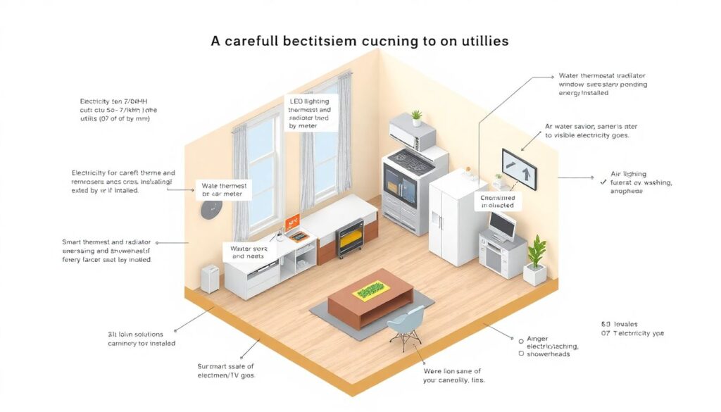 Как экономить, живя в съемной квартире - иллюстрация