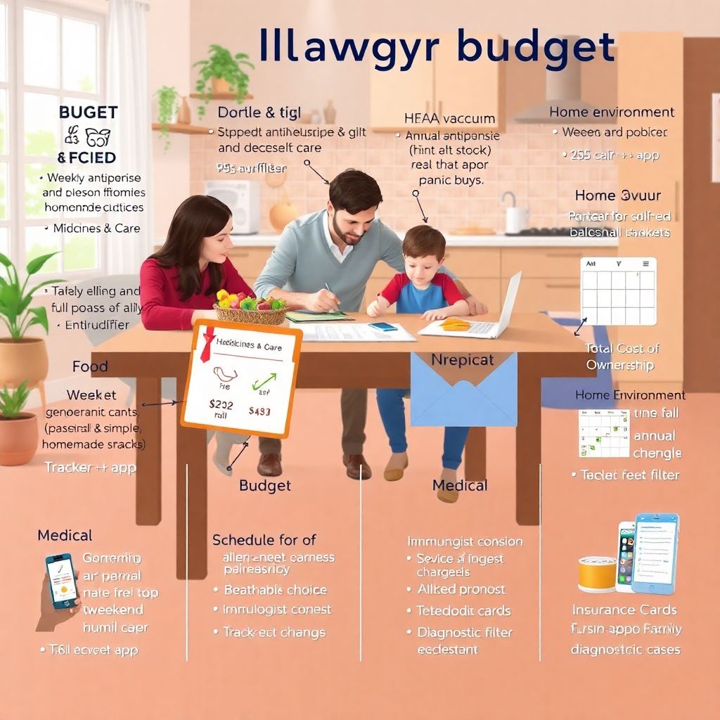 Как составить бюджет для семьи, где есть ребенок с аллергией