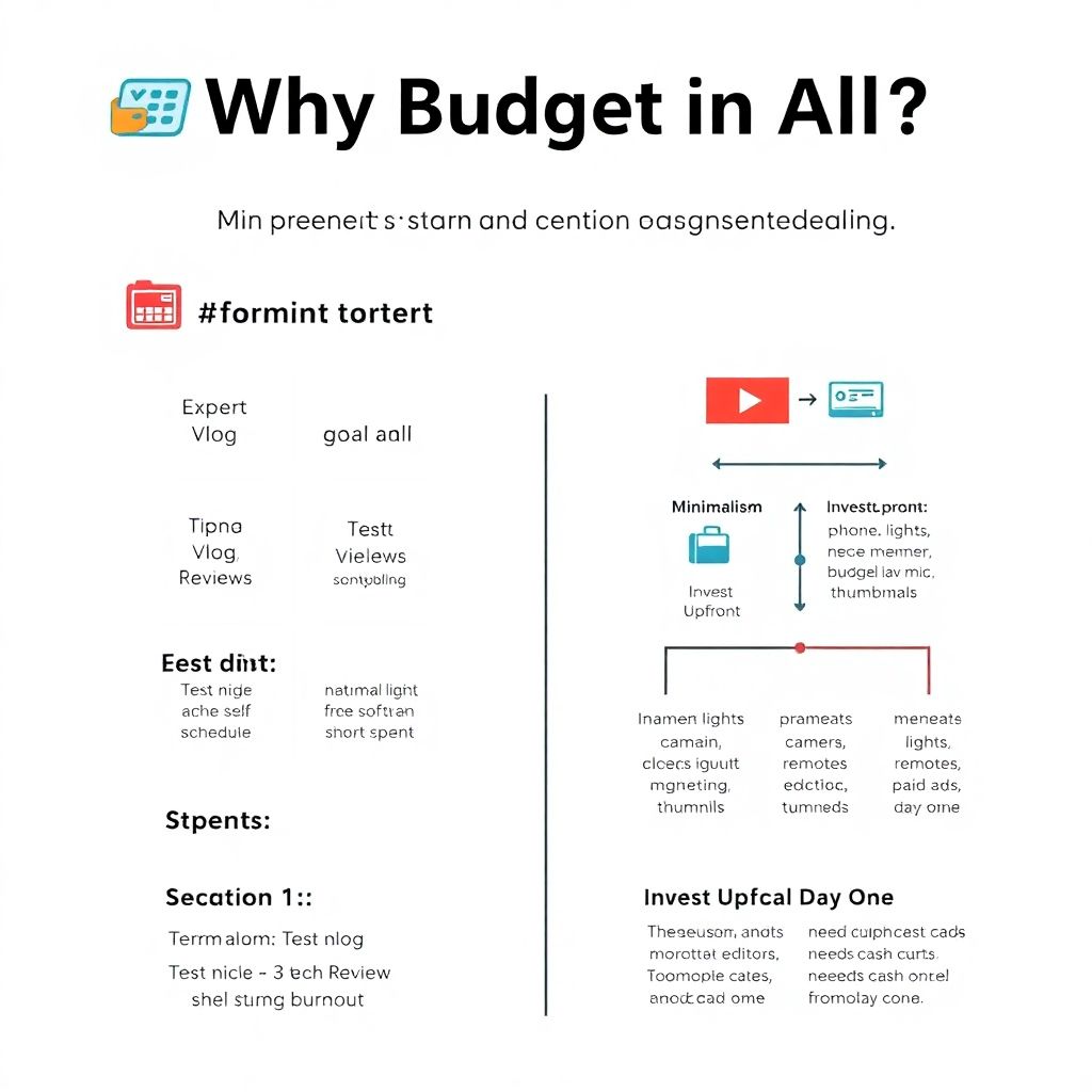 Как составить бюджет для ведения личного блога или youtube канала