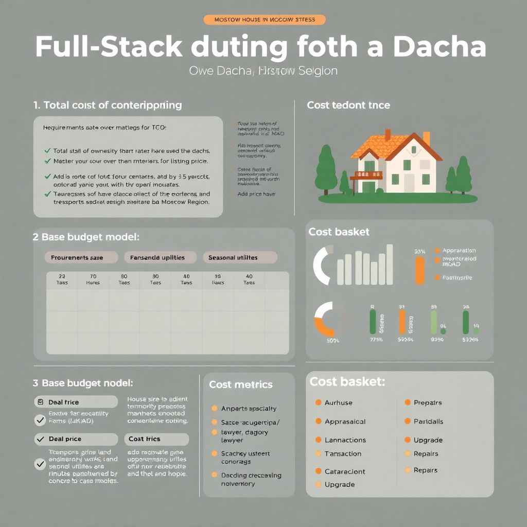 Как составить бюджет на покупку дачи