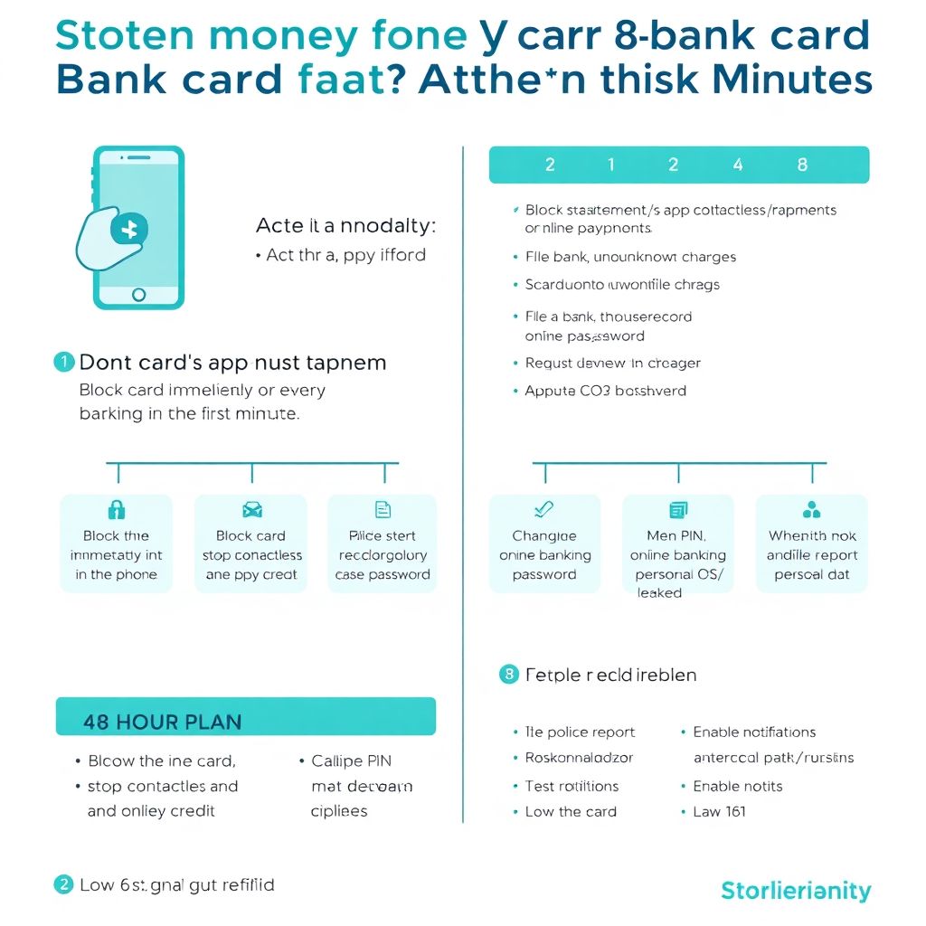 Что делать, если у вас украли данные банковской карты