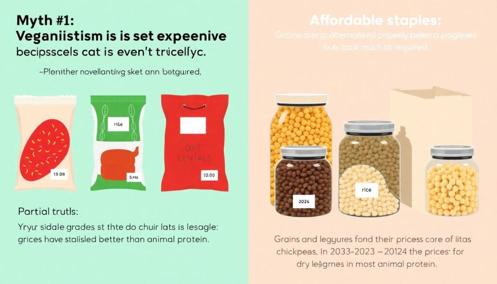 Бюджет для вегана: мифы о дороговизне и реальная экономия - иллюстрация