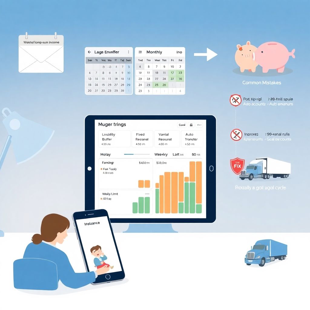 Как составить бюджет для семьи моряка или дальнобойщика