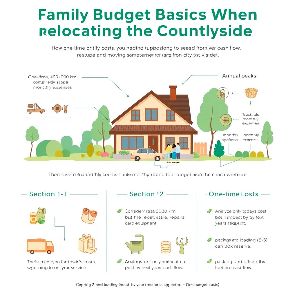 Как составить бюджет для семьи, переезжающей в сельскую местность