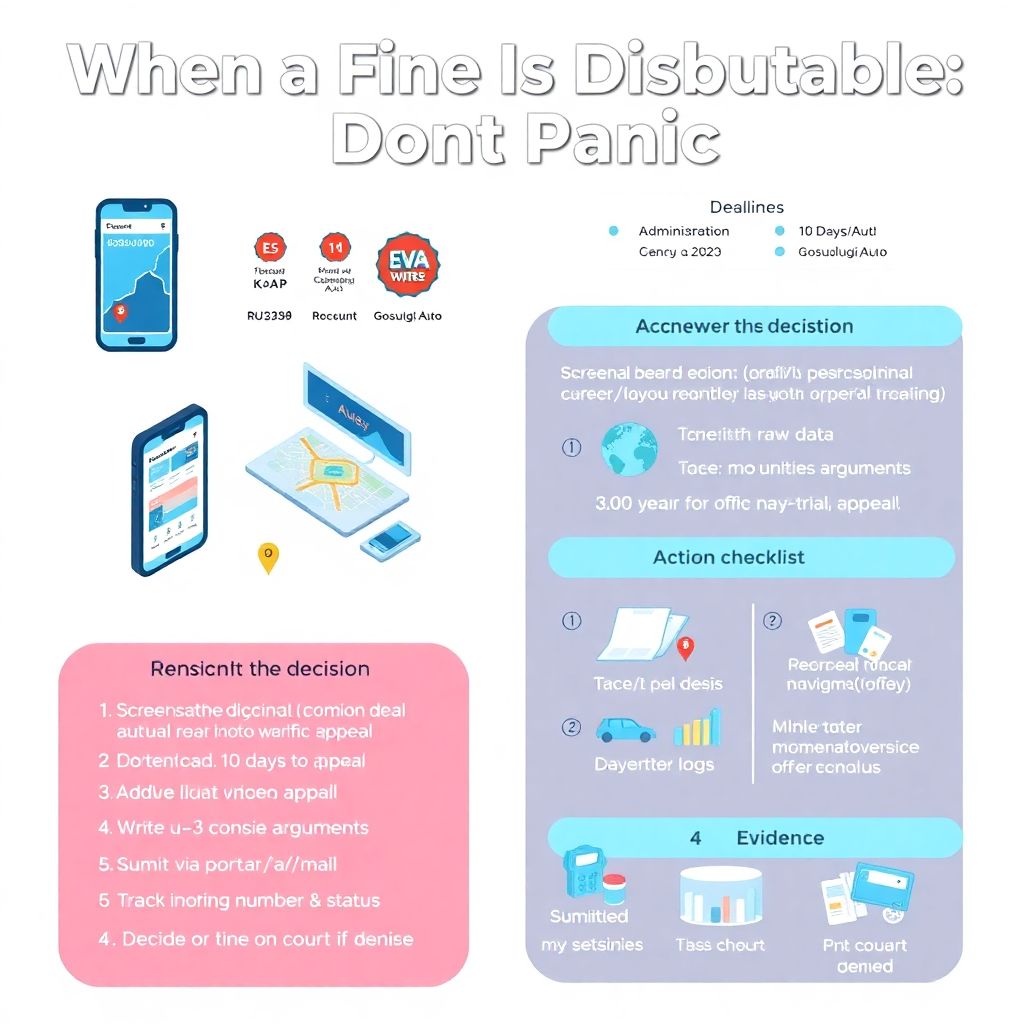 Что делать, если вы не согласны со штрафом (ГИБДД, налоги)