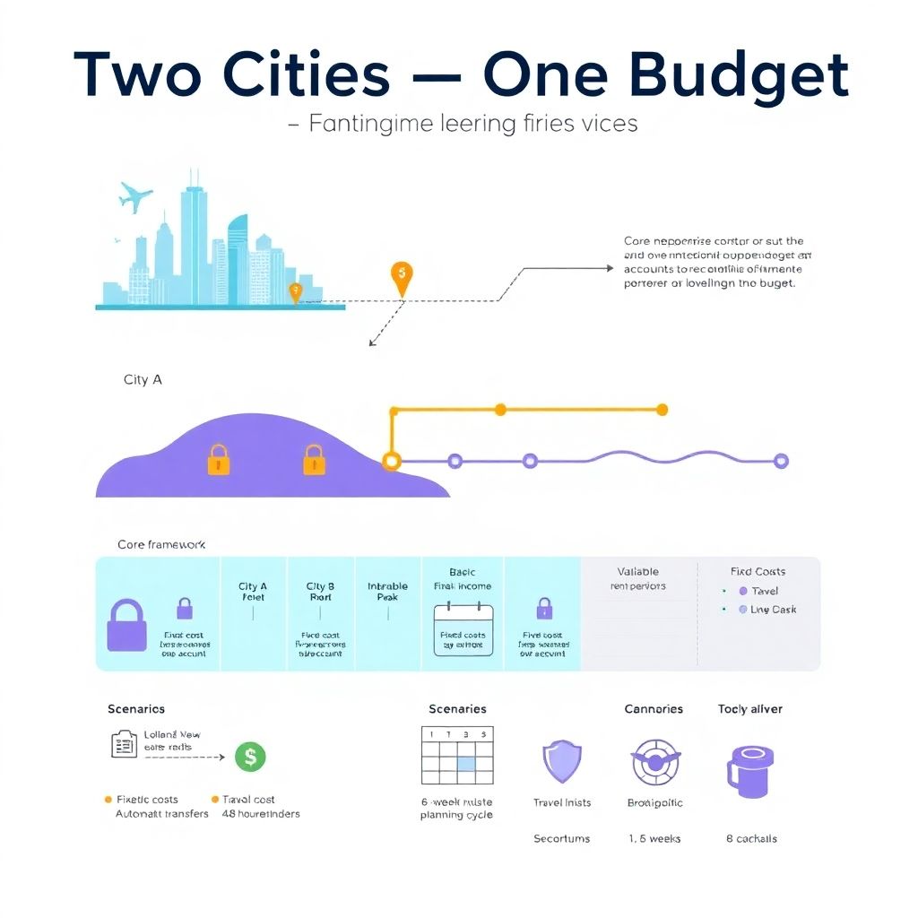 Как составить бюджет для семьи, которая живет на два города