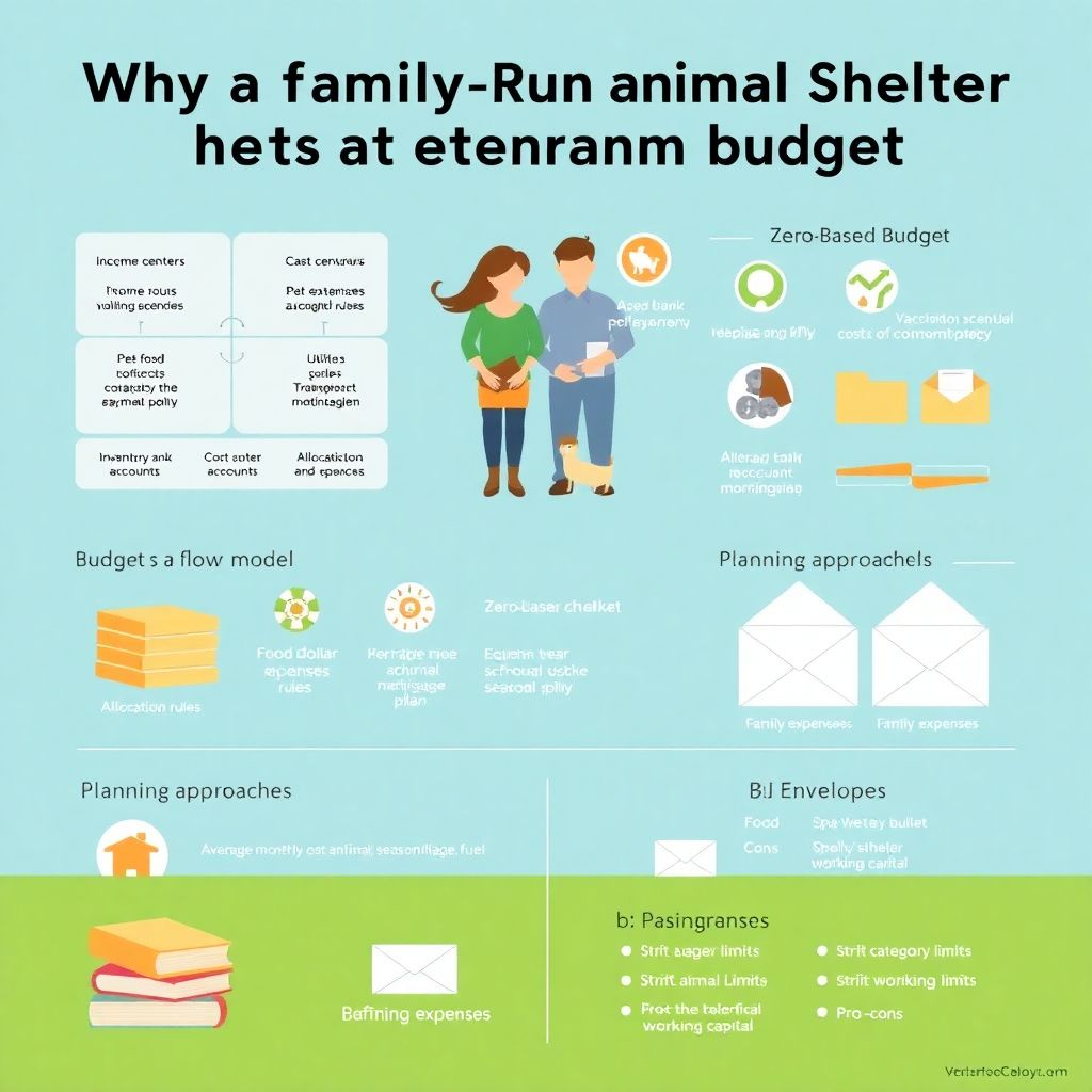 Как составить бюджет для семьи, которая содержит приют для животных