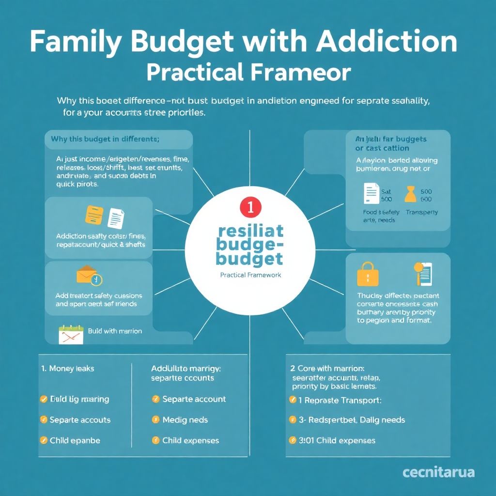 Как составить бюджет для семьи, где есть зависимый человек (алкоголь, наркотики, игромания)