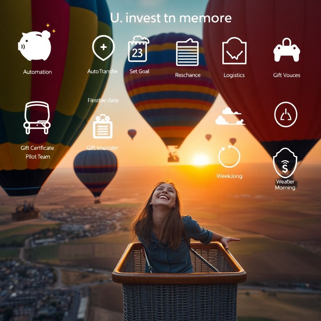 Как накопить на полет на воздушном шаре или другое уникальное впечатление
