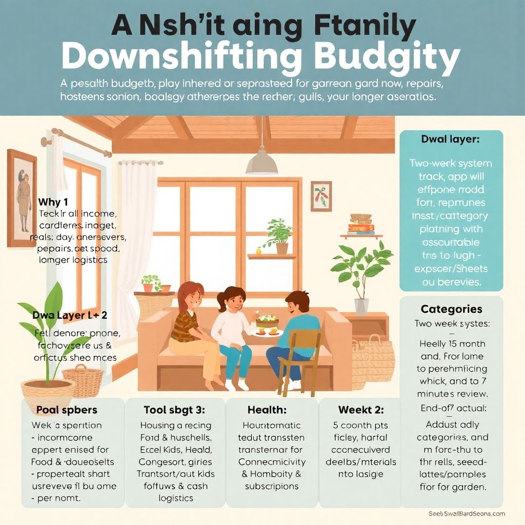Как составить бюджет для семьи, практикующей дауншифтинг