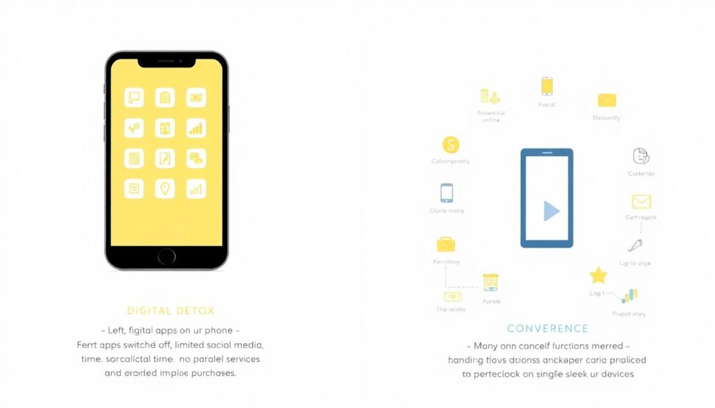 Цифровой минимализм: как сократить расходы на гаджеты и софт без потерь Цифровой минимализм: как сократить расходы на гаджеты и софт - иллюстрация