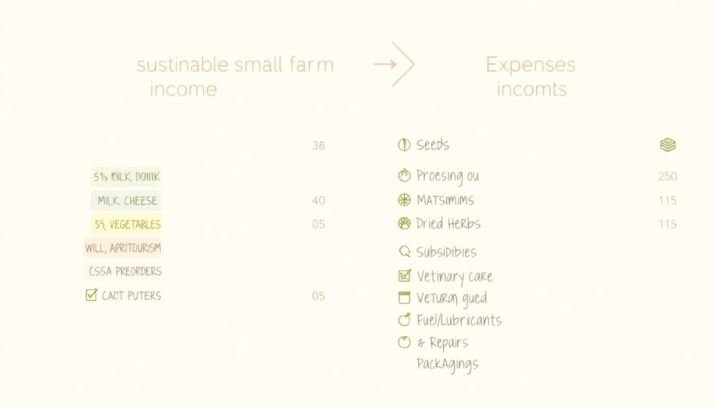 Как составить бюджет для семьи, живущей на ферме или в эко-поселении - иллюстрация