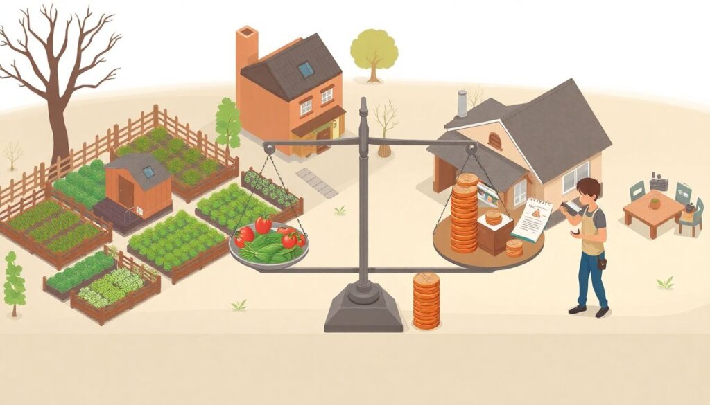 Как составить бюджет для семьи, живущей на ферме или в эко-поселении - иллюстрация