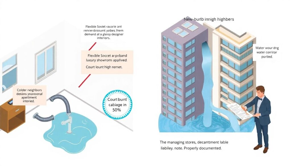Что делать, если вы затопили соседей (и как застраховаться от этого) - иллюстрация