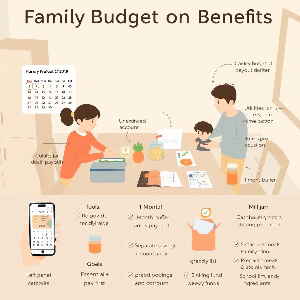 Как составить бюджет для семьи, которая живет на пособия и социальные выплаты