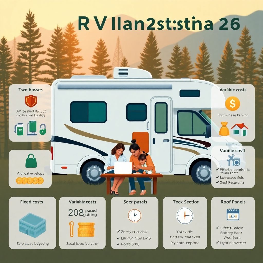 Как составить бюджет для семьи, которая живет в автодоме