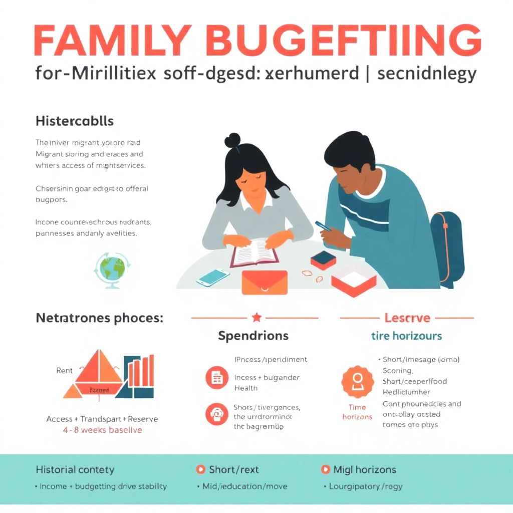 Как составить бюджет для семьи, которая живет в другой стране без легального статуса