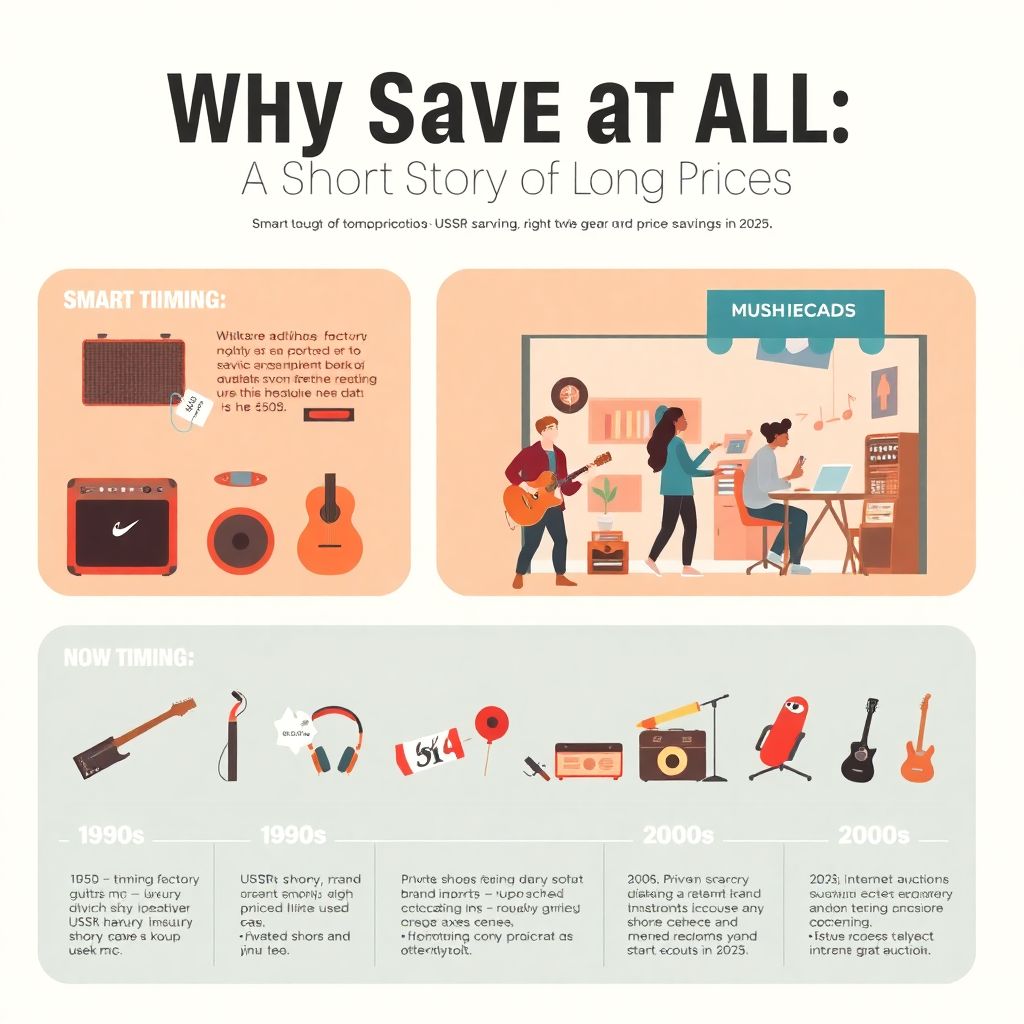 Как экономить на музыкальных инструментах и оборудовании