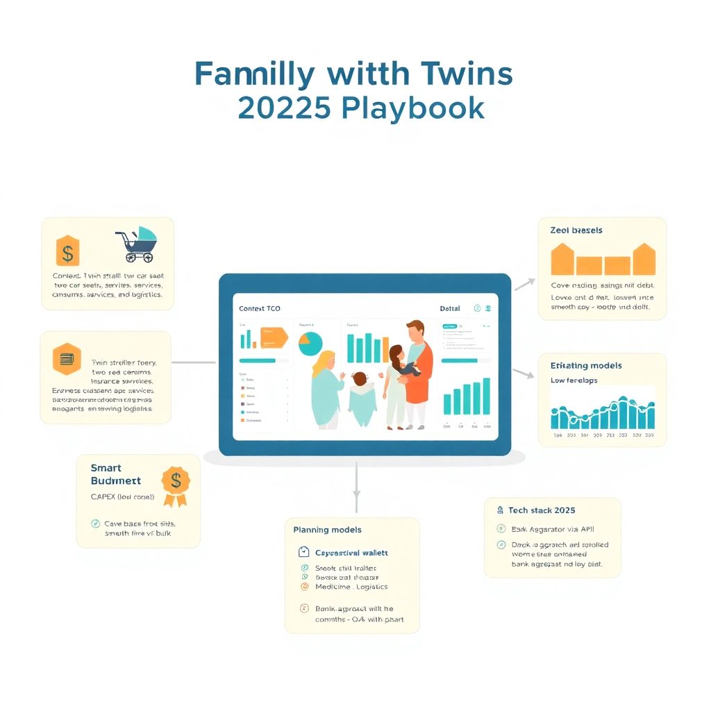 Как составить бюджет для семьи, в которой есть близнецы