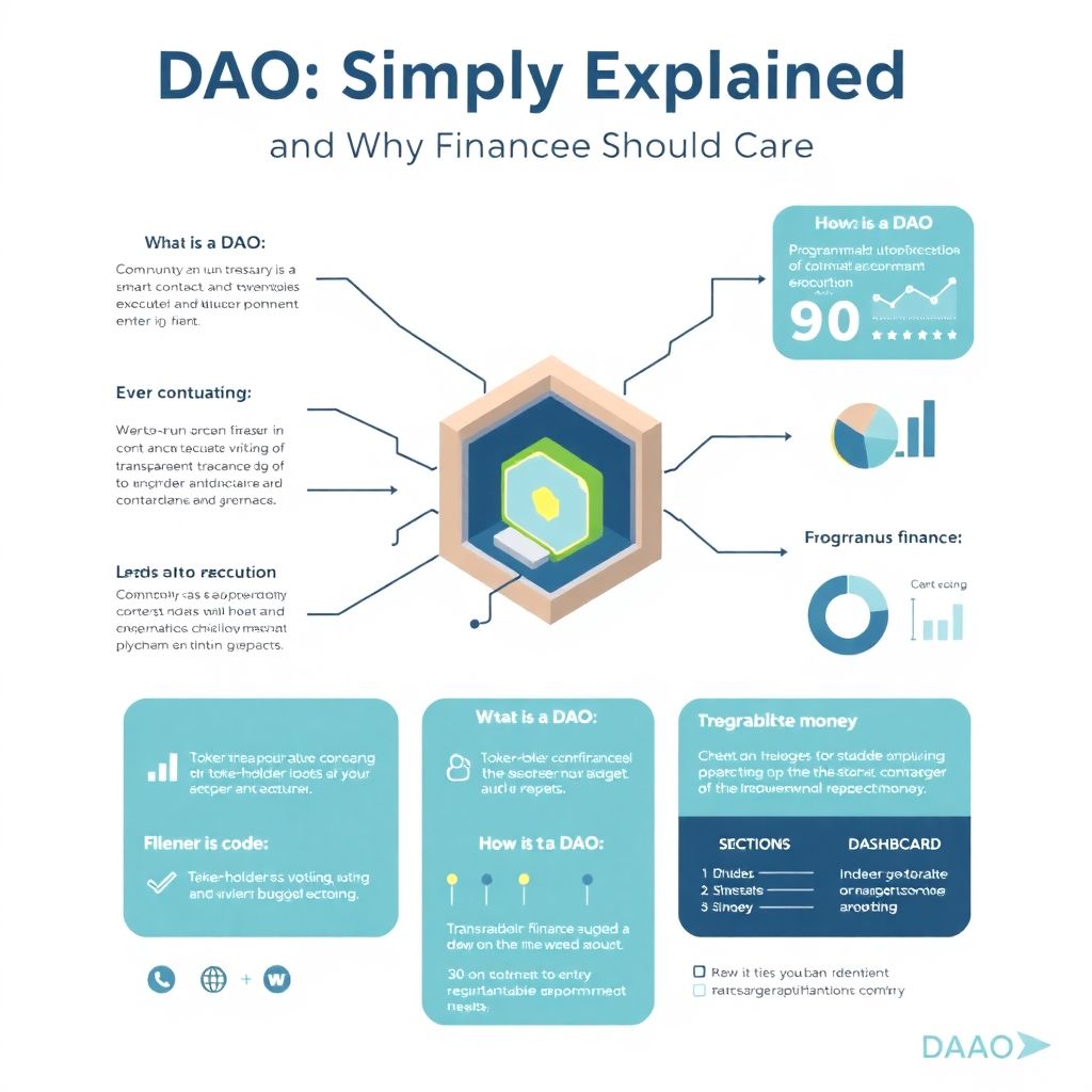 Что такое dao (децентрализованная автономная организация) и как это связано с финансами