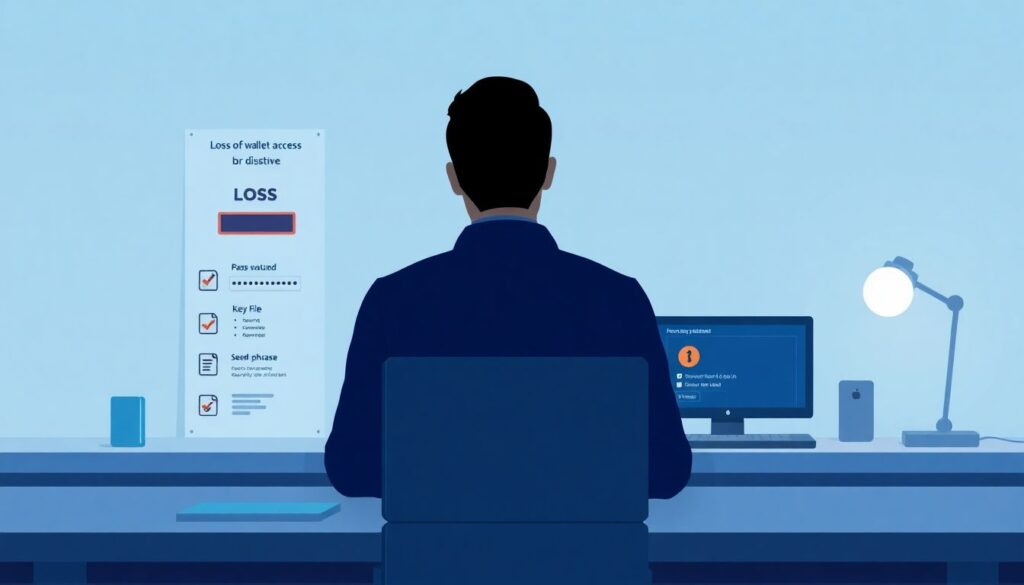 Что делать, если вы потеряли доступ к своему криптокошельку - иллюстрация