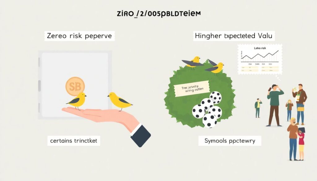 Предпочтение нулевого риска: почему мы выбираем гарантии вместо большей выгоды - иллюстрация