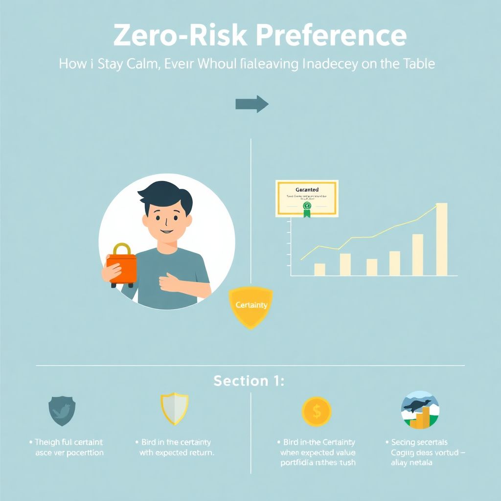 Предпочтение нулевого риска: почему мы выбираем гарантии вместо большей выгоды
