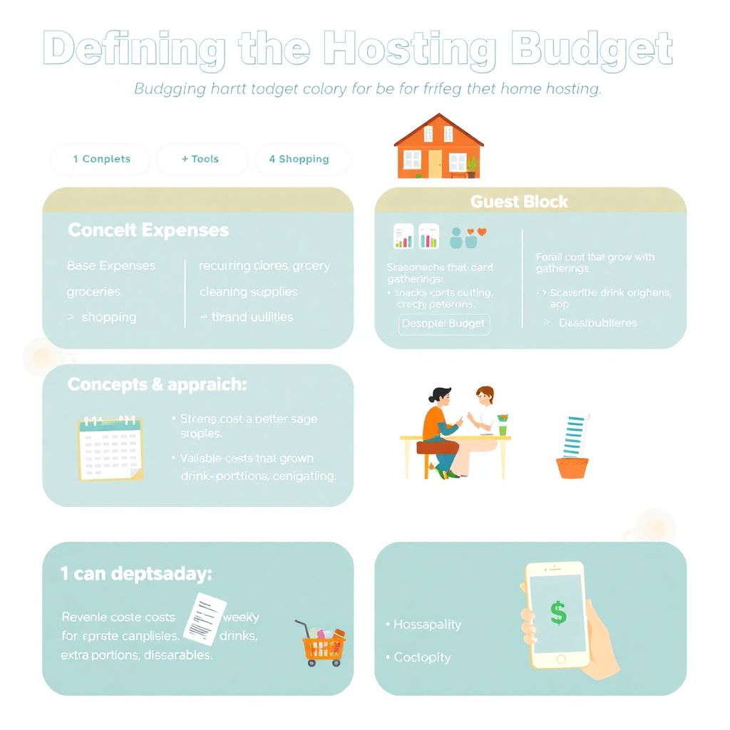 Как составить бюджет для семьи, которая часто принимает гостей
