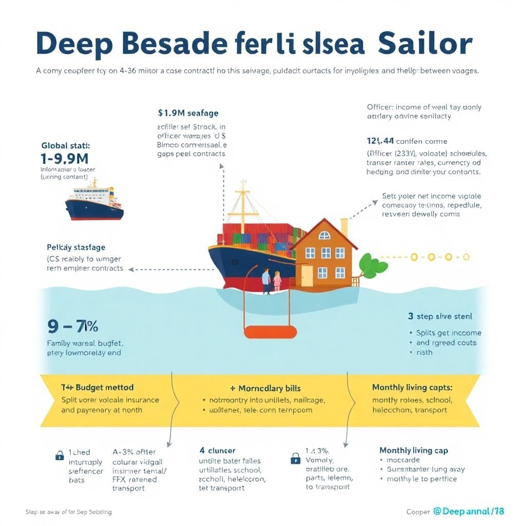 Как составить бюджет для семьи, где один из супругов – моряк дальнего плавания