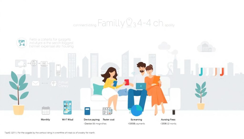 Как составить бюджет для семьи, которая живет в умном городе - иллюстрация