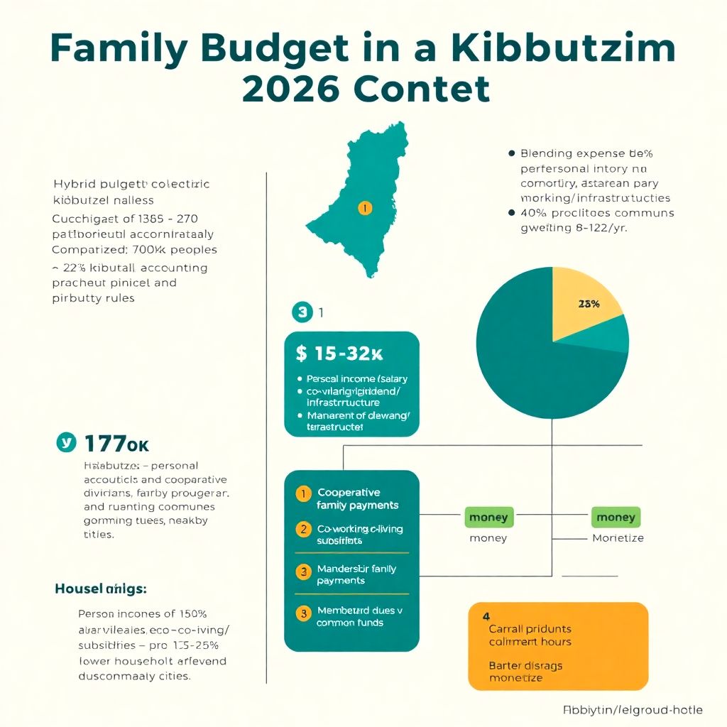 Как составить бюджет для семьи, которая живет в кибуце или общине