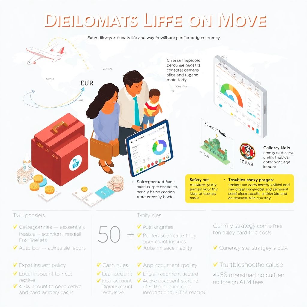 Как составить бюджет для семьи, где один из супругов – дипломат