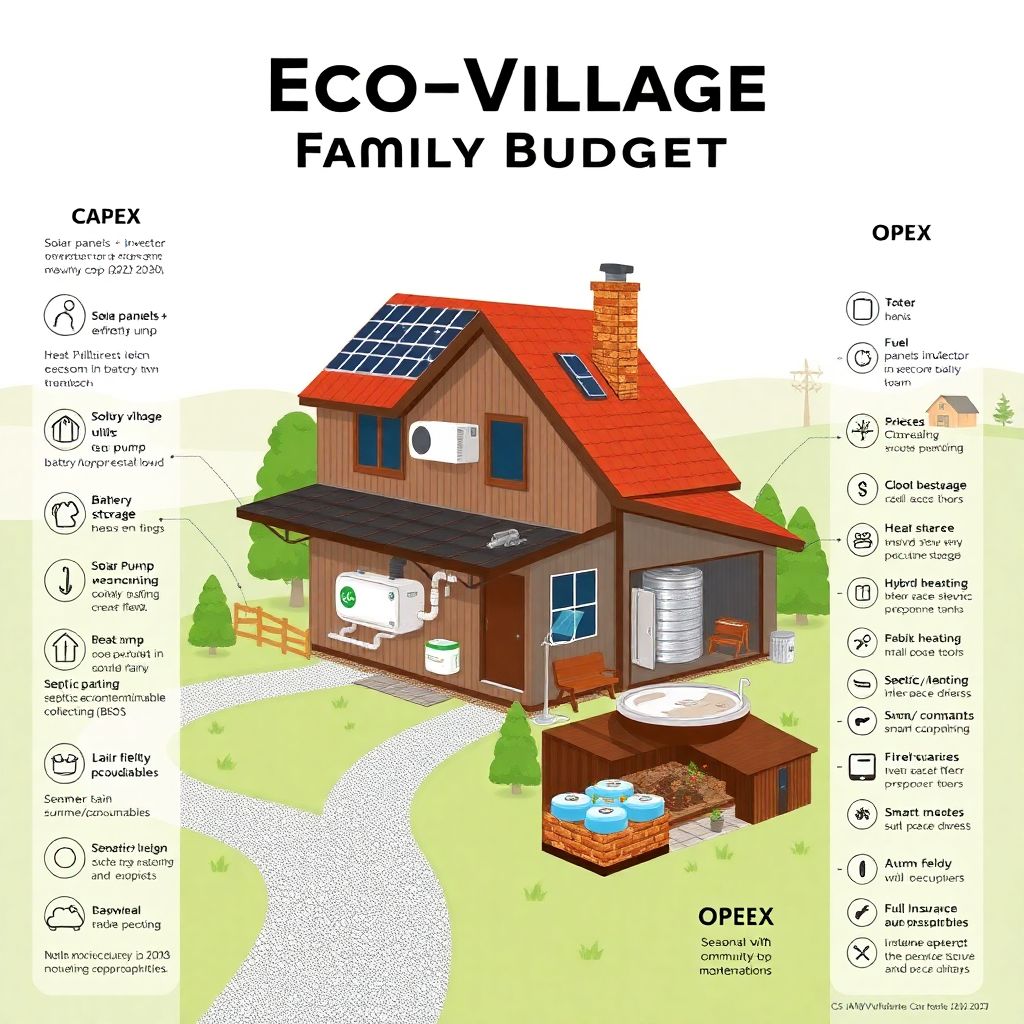 Как составить бюджет для семьи, живущей в эко деревне