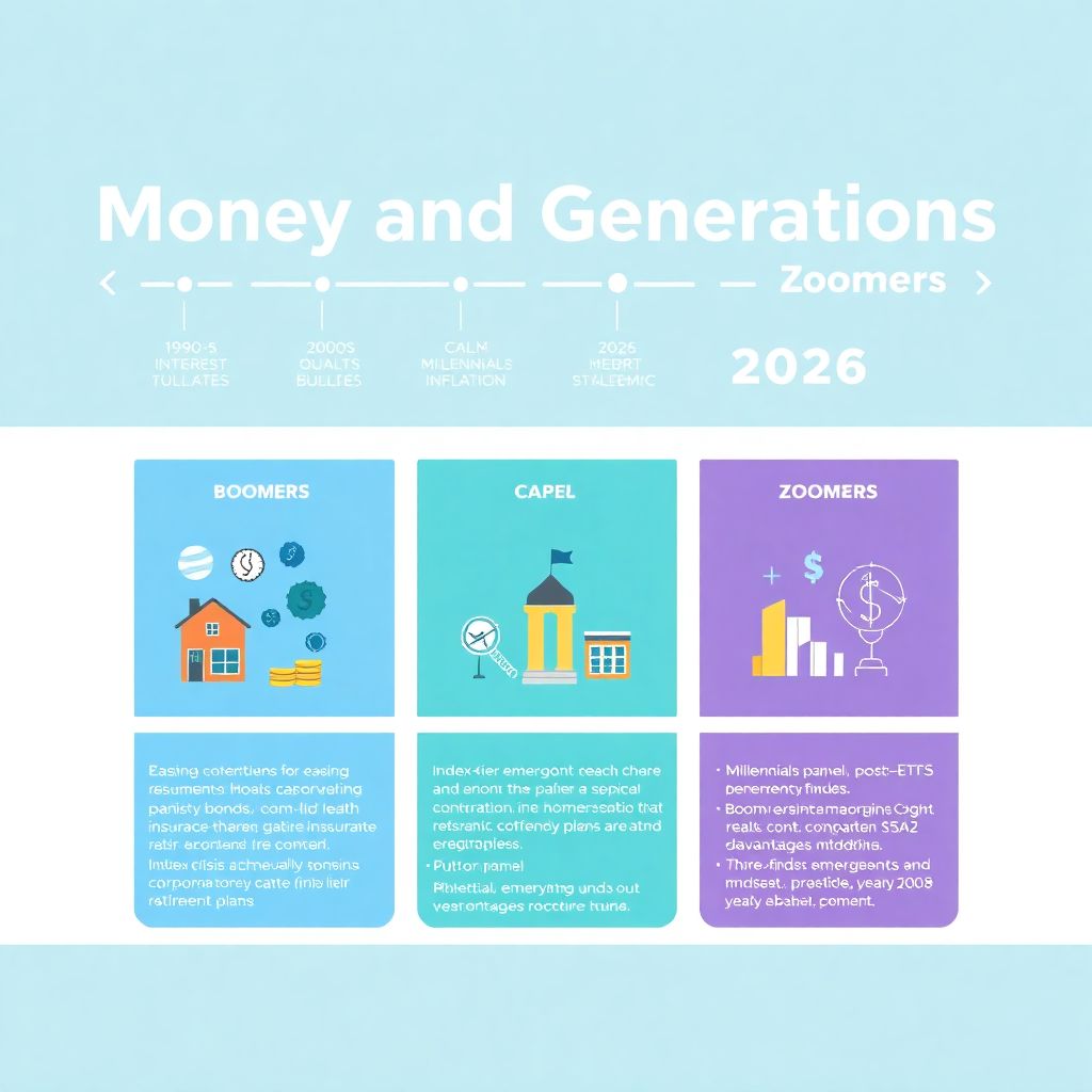 Финансовая грамотность и теория поколений: как миллениалы, зумеры и бумеры относятся к деньгам