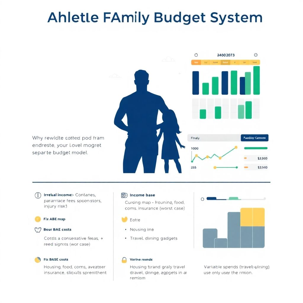 Как составить бюджет для семьи, где один из супругов — профессиональный спортсмен Как составить бюджет для семьи, где один из супругов – профессиональный спортсмен