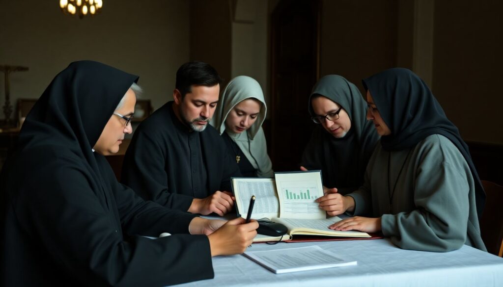 Как составить бюджет для семьи, которая живет в монастыре - иллюстрация