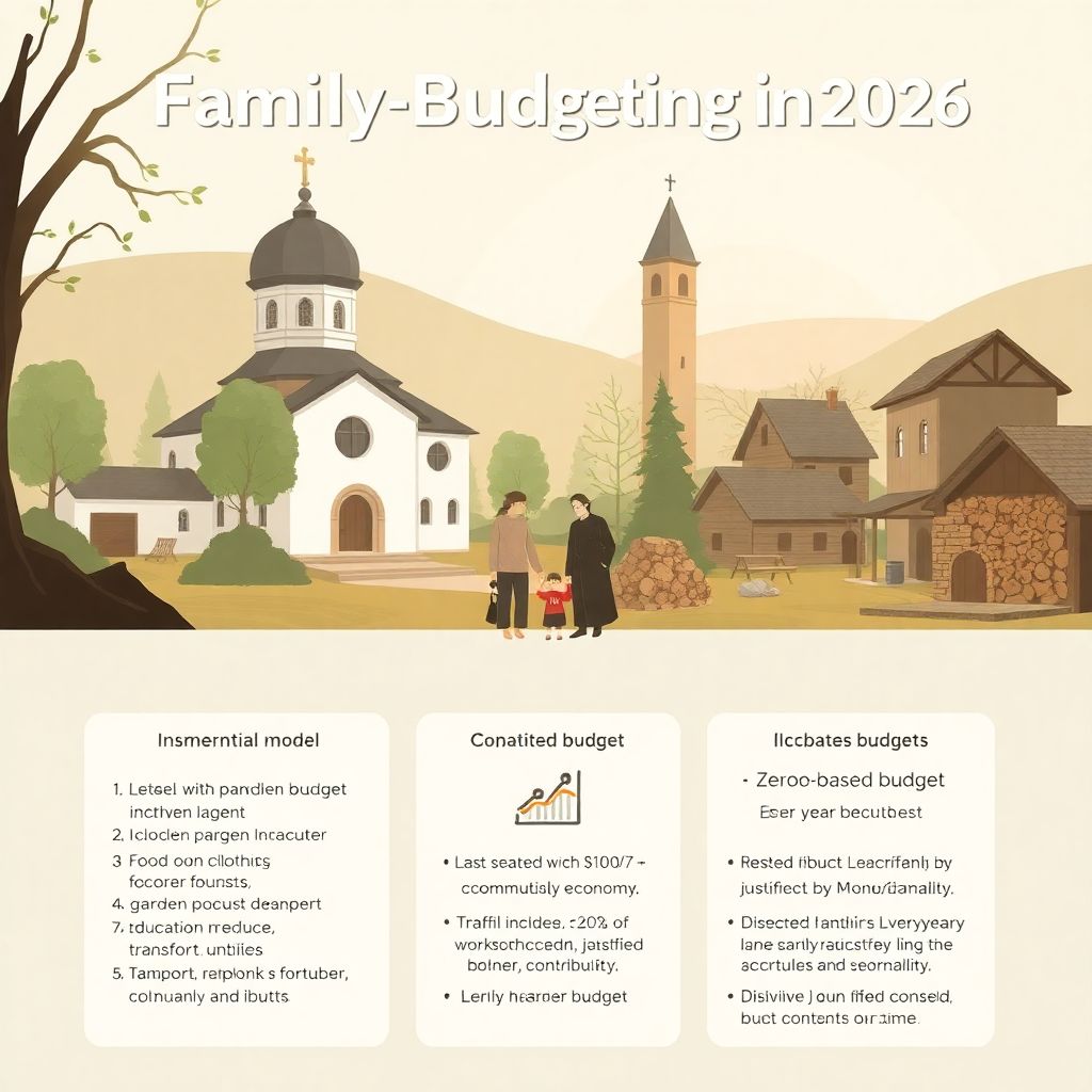 Как составить бюджет для семьи, которая живет в монастыре