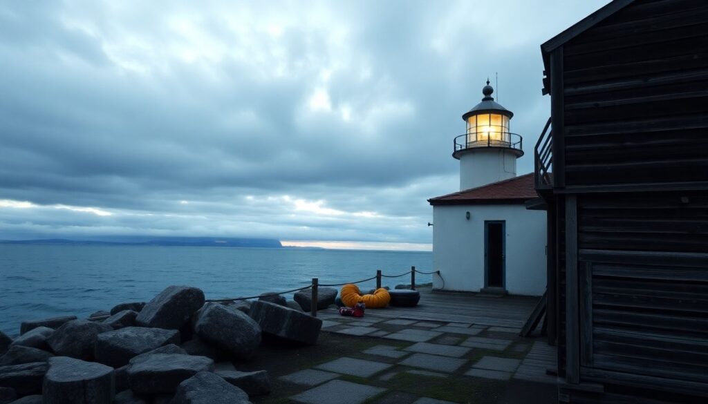 Как составить бюджет для семьи смотрителя маяка - иллюстрация