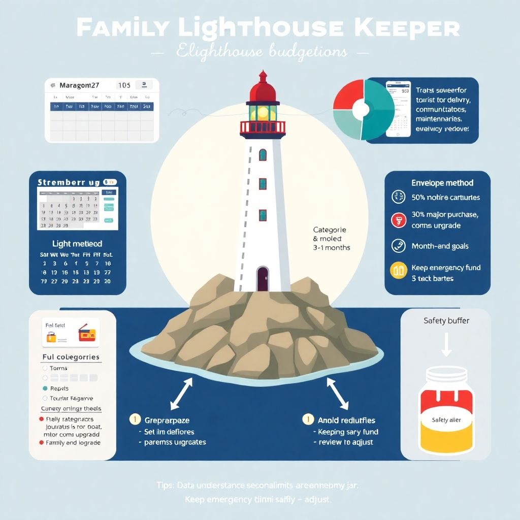 Как составить бюджет для семьи смотрителя маяка